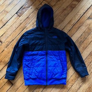 The North Face Kids Reversible Quilted Full zip Hoodie